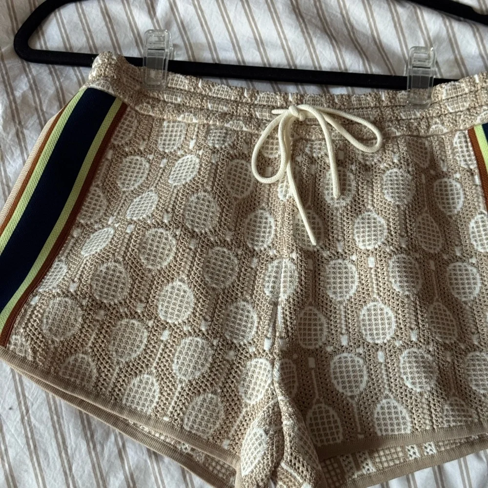 Tory Burch Sport Low-rise jacquard shorts - Picture 6 of 7